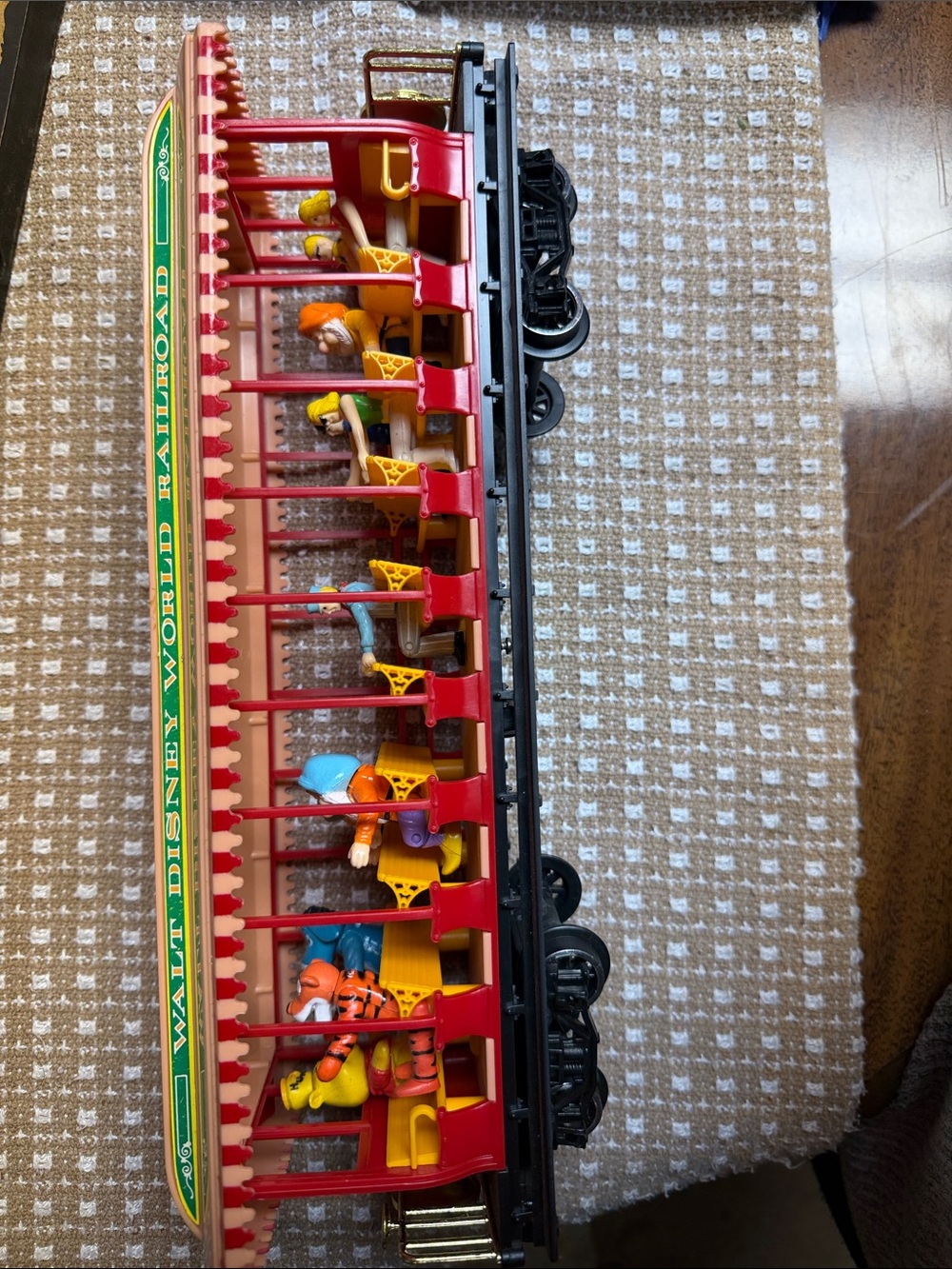 Disney Yellow & Red Walt Disney World Railroad Character Train Car